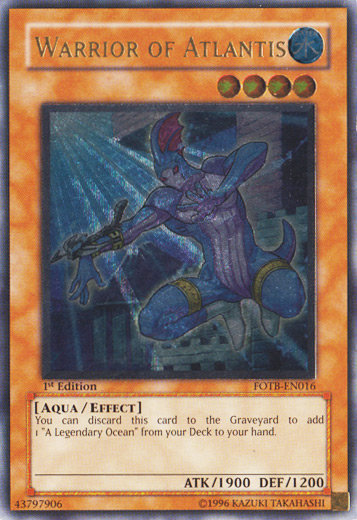 Warrior of Atlantis [FOTB-EN016] Ultimate Rare | Galactic Gamez