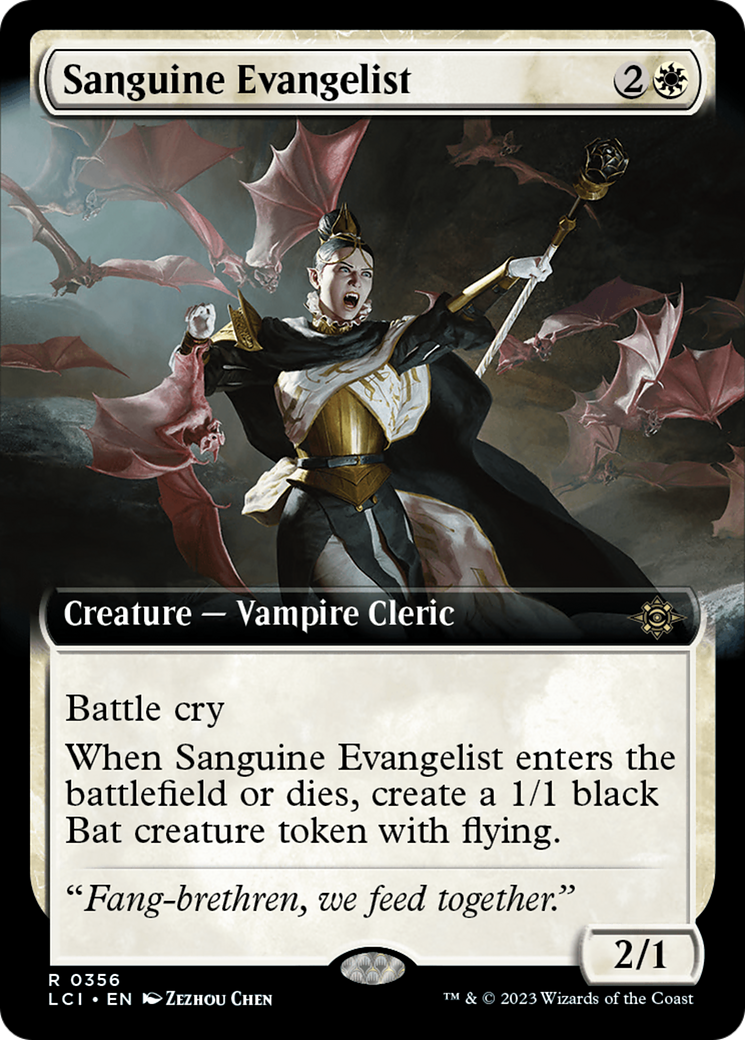 Sanguine Evangelist (Extended Art) [The Lost Caverns of Ixalan] | Galactic Gamez