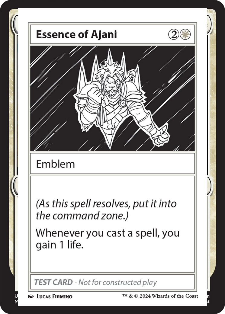 Essence of Ajani [Mystery Booster 2 Playtest Cards] | Galactic Gamez