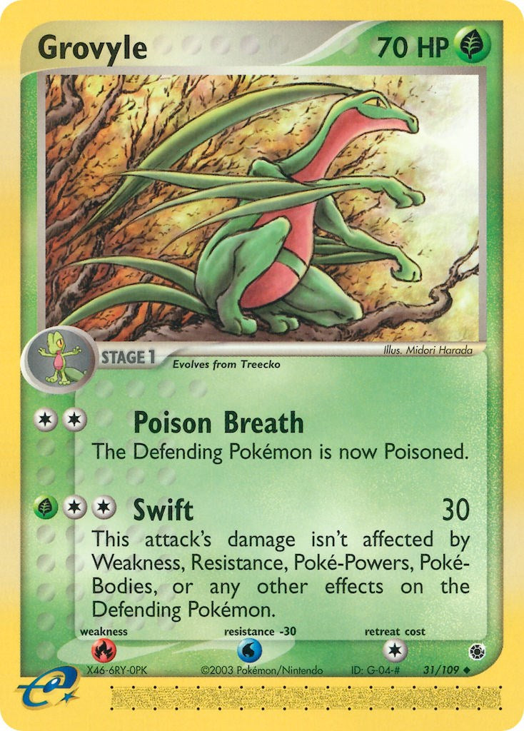 Grovyle (31/109) [EX: Ruby & Sapphire] | Galactic Gamez