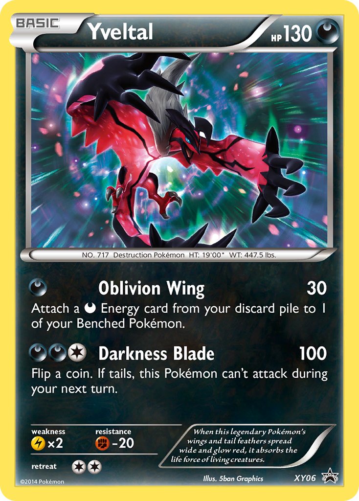 Yveltal (XY06) [XY: Black Star Promos] | Galactic Gamez