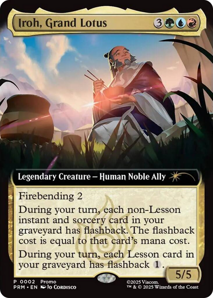Iroh, Grand Lotus (Extended Art) [Avatar: The Last Airbender Promos] | Galactic Gamez