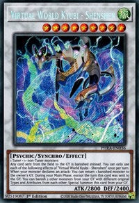 Virtual World Kyubi - Shenshen [PHRA-EN036] Secret Rare | Galactic Gamez
