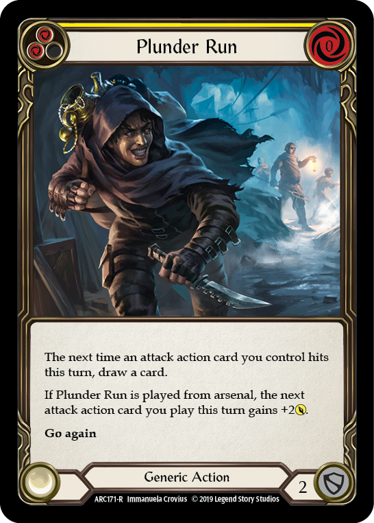 Plunder Run (Yellow) [ARC171-R] (Arcane Rising)  1st Edition Normal | Galactic Gamez