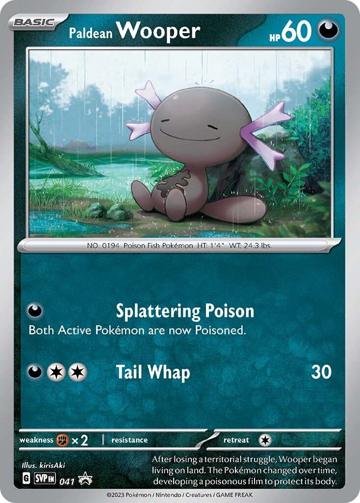 Paldean Wooper (041) [Scarlet & Violet: Black Star Promos] | Galactic Gamez