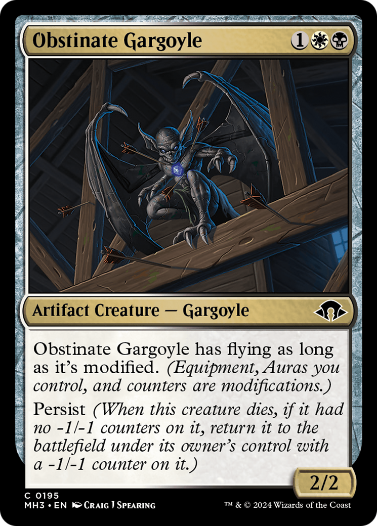 Obstinate Gargoyle [Modern Horizons 3] | Galactic Gamez