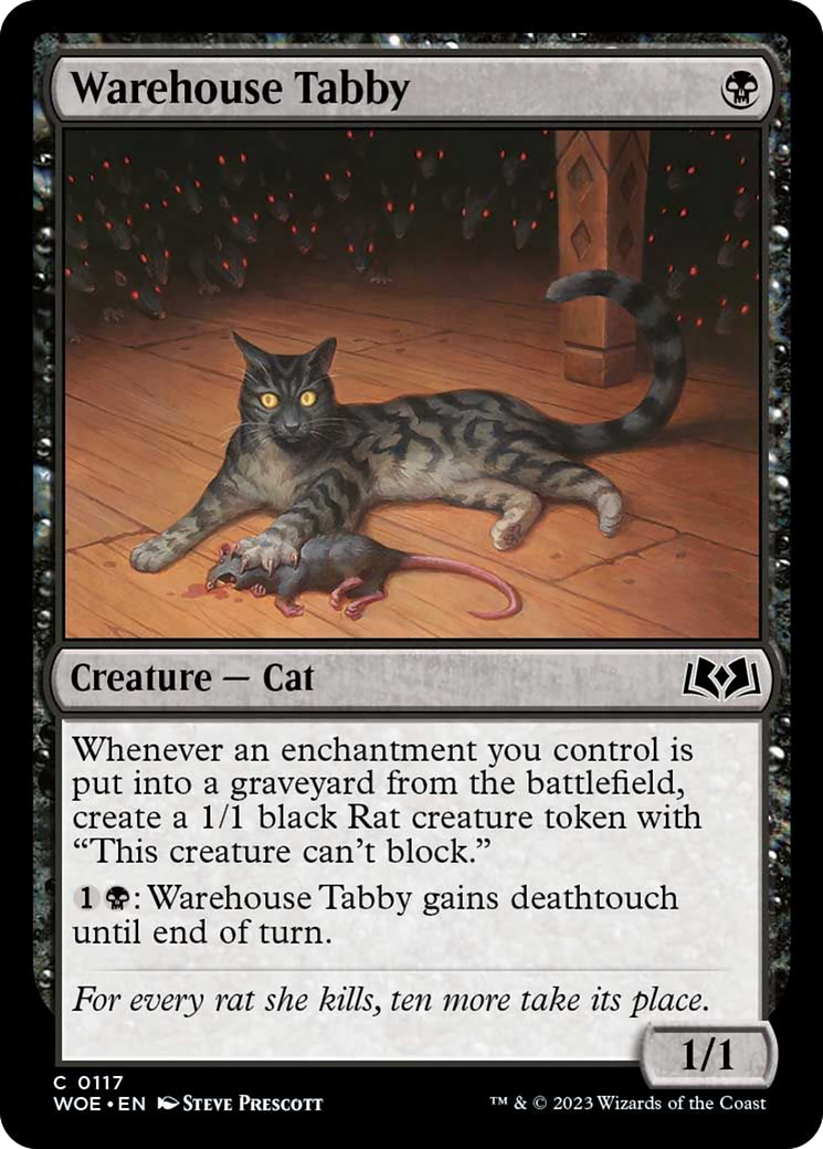 Warehouse Tabby [Wilds of Eldraine] | Galactic Gamez