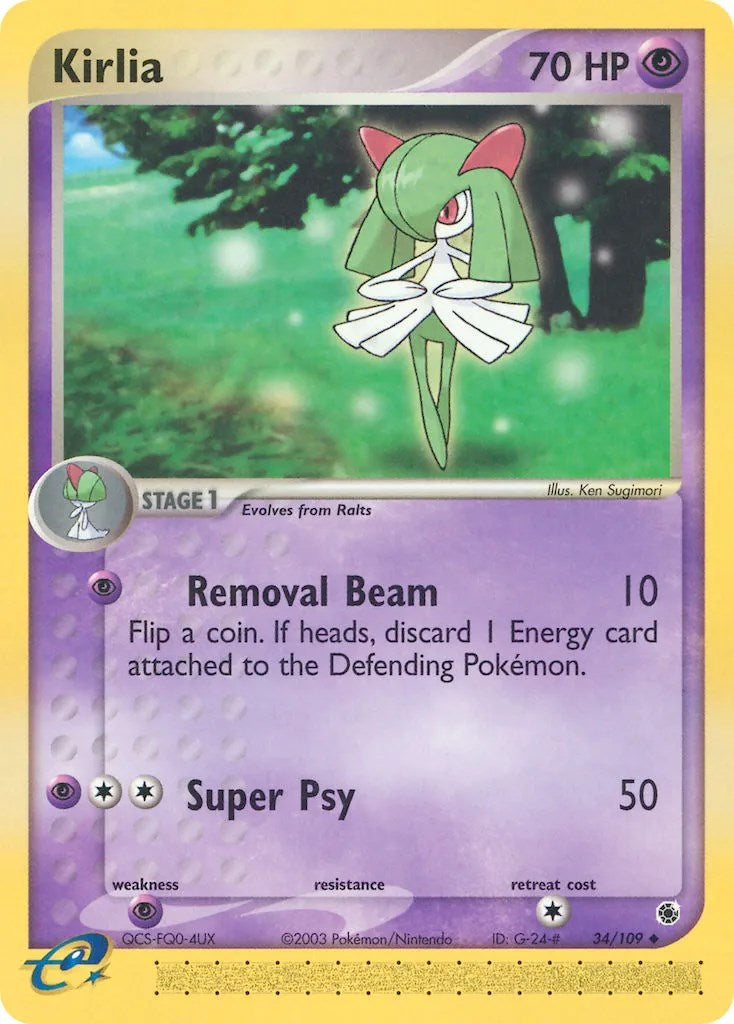 Kirlia (34/109) [EX: Ruby & Sapphire] | Galactic Gamez