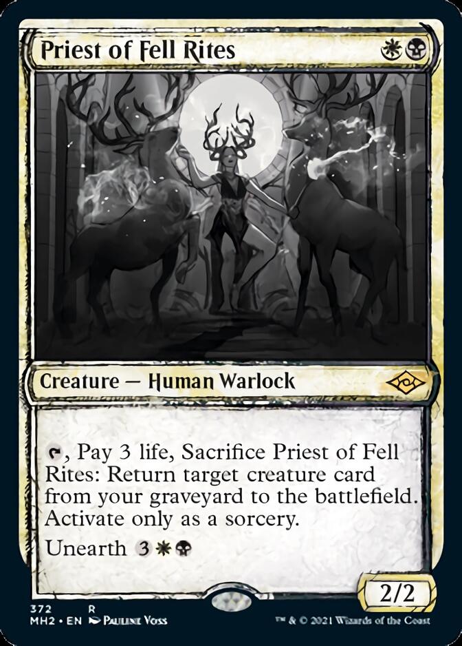 Priest of Fell Rites (Sketch) [Modern Horizons 2] | Galactic Gamez