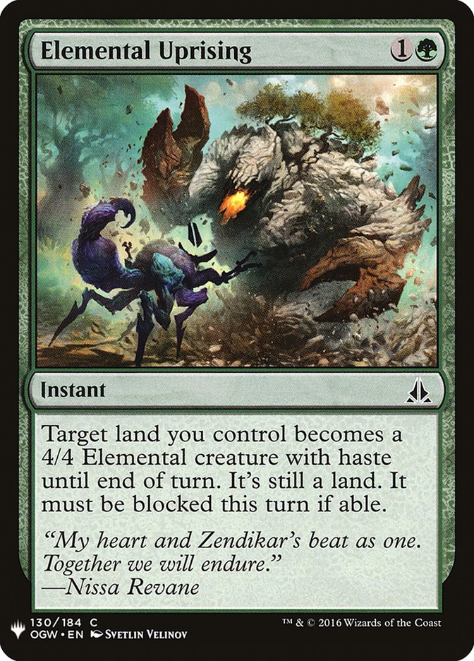 Elemental Uprising [Mystery Booster] | Galactic Gamez