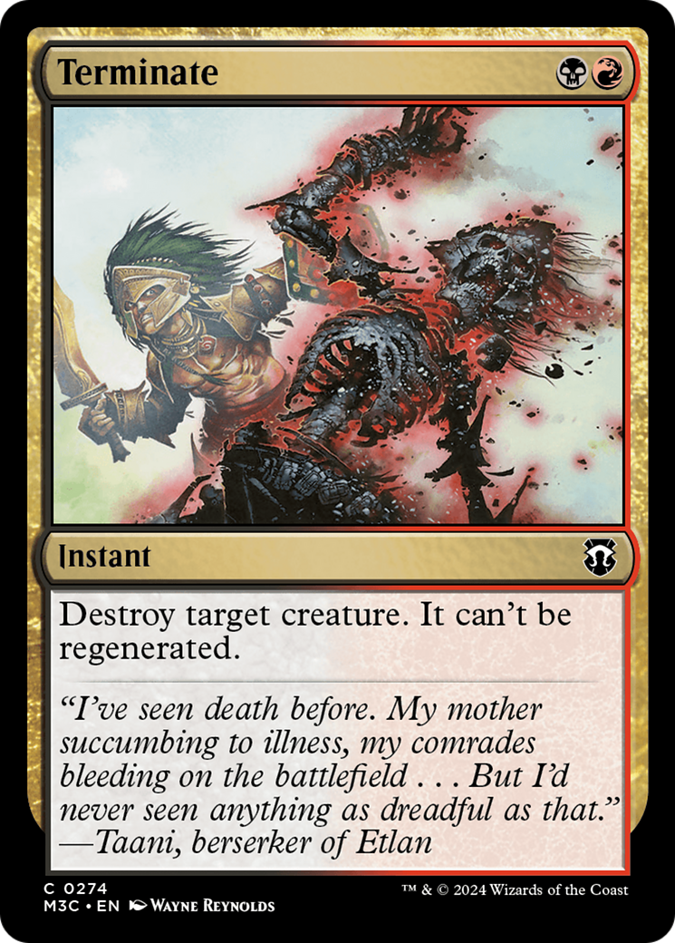 Terminate [Modern Horizons 3 Commander] | Galactic Gamez