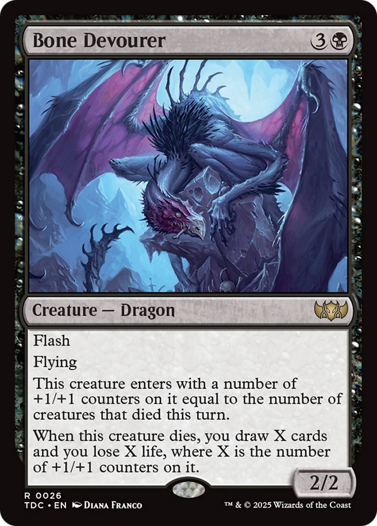 Bone Devourer [Tarkir: Dragonstorm Commander] | Galactic Gamez