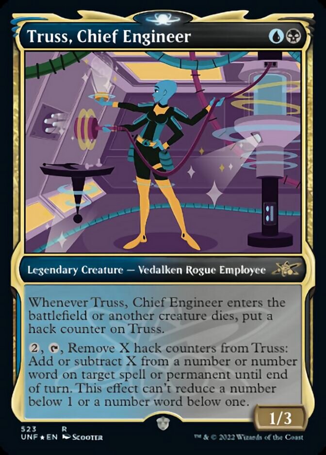 Truss, Chief Engineer (Showcase) (Galaxy Foil) [Unfinity] | Galactic Gamez