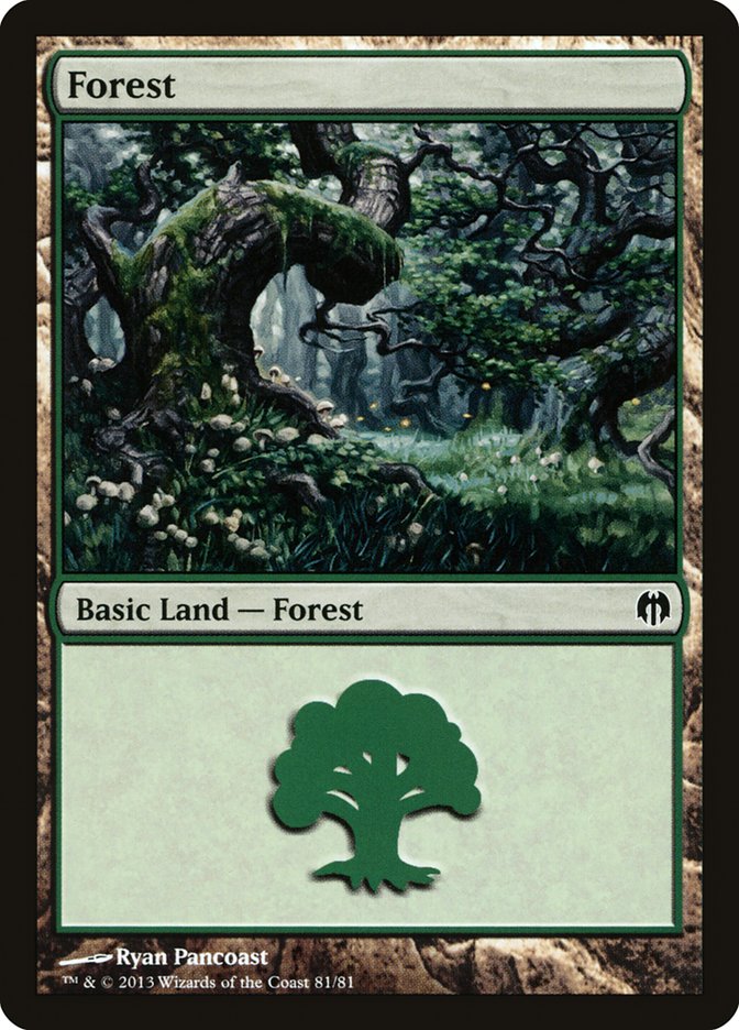 Forest (81) [Duel Decks: Heroes vs. Monsters] | Galactic Gamez