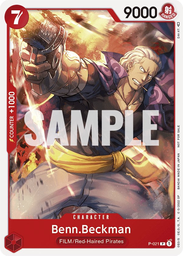 Benn.Beckman (One Piece Film Red) [One Piece Promotion Cards] | Galactic Gamez