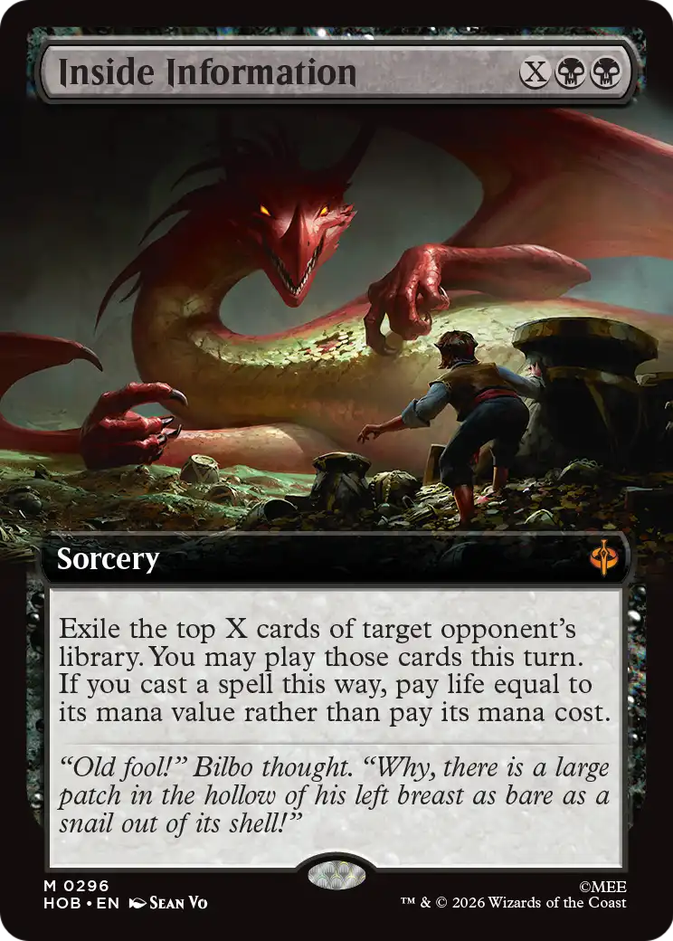 Inside Information (Extended Art) [The Hobbit] | Galactic Gamez
