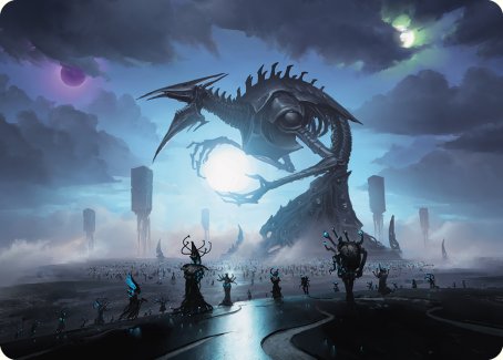 Blue Sun's Twilight Art Card [Phyrexia: All Will Be One Art Series] | Galactic Gamez