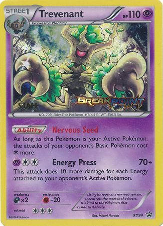 Trevenant (XY94) (Staff) [XY: Black Star Promos] | Galactic Gamez