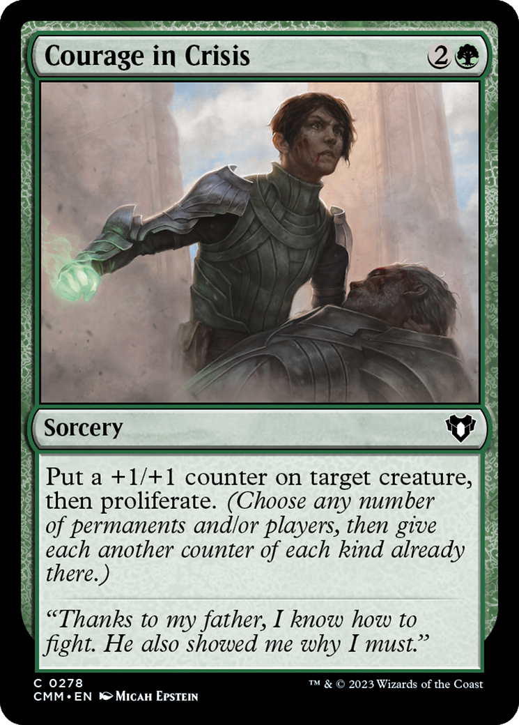 Courage in Crisis [Commander Masters] | Galactic Gamez