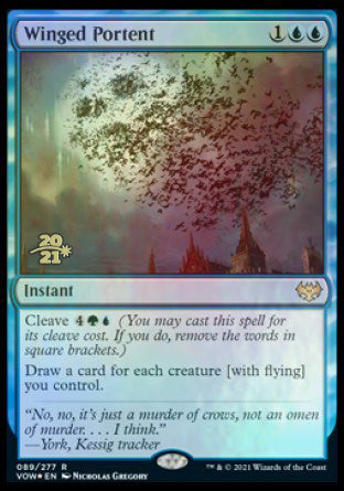 Winged Portent [Innistrad: Crimson Vow Prerelease Promos] | Galactic Gamez