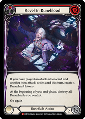 Revel in Runeblood [EVR106] (Everfest)  1st Edition Rainbow Foil | Galactic Gamez