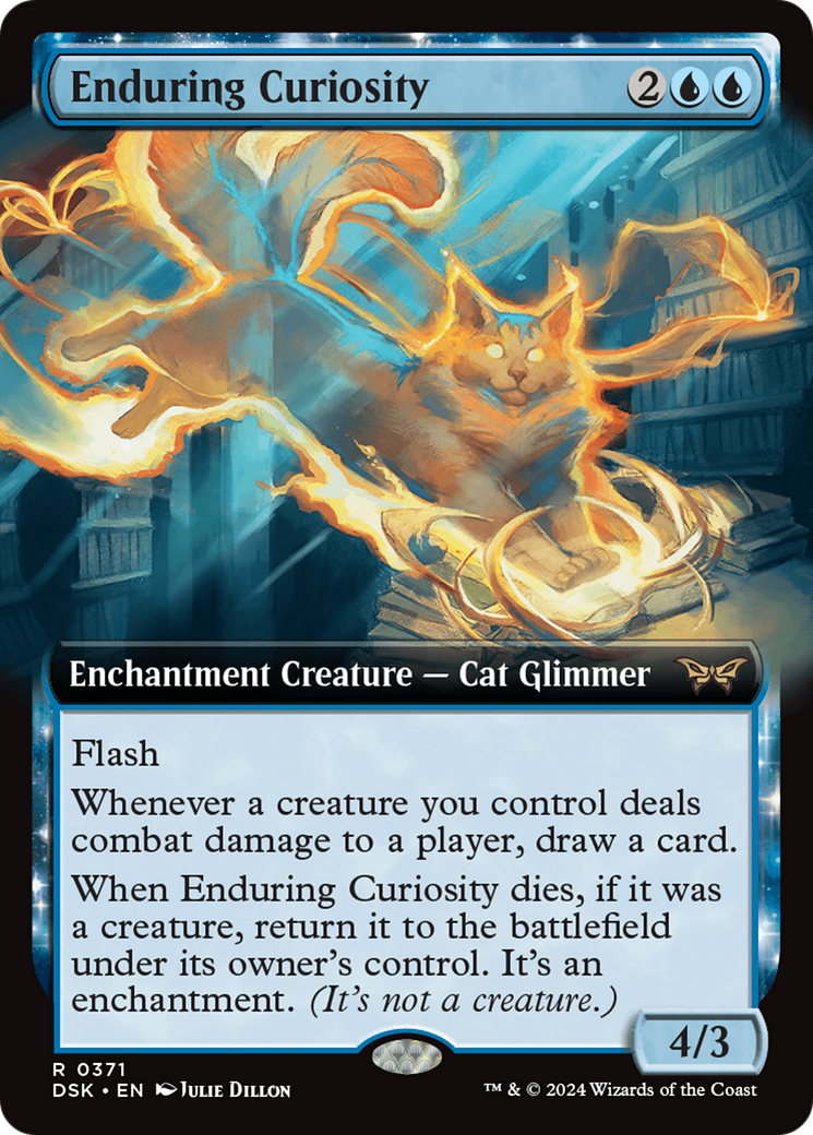 Enduring Curiosity (Extended Art) [Duskmourn: House of Horror] | Galactic Gamez