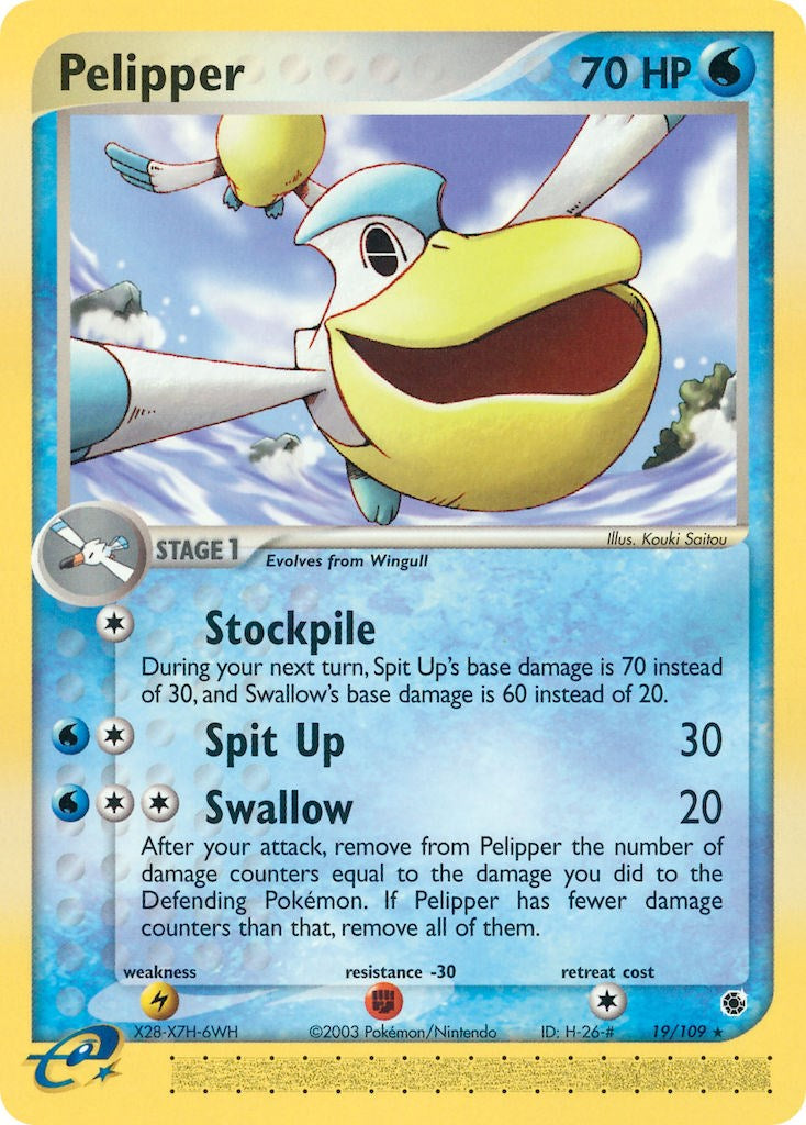 Pelipper (19/109) [EX: Ruby & Sapphire] | Galactic Gamez