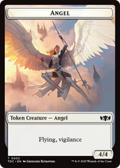 Angel // Spirit Double-Sided Token [Tarkir: Dragonstorm Commander Tokens] | Galactic Gamez