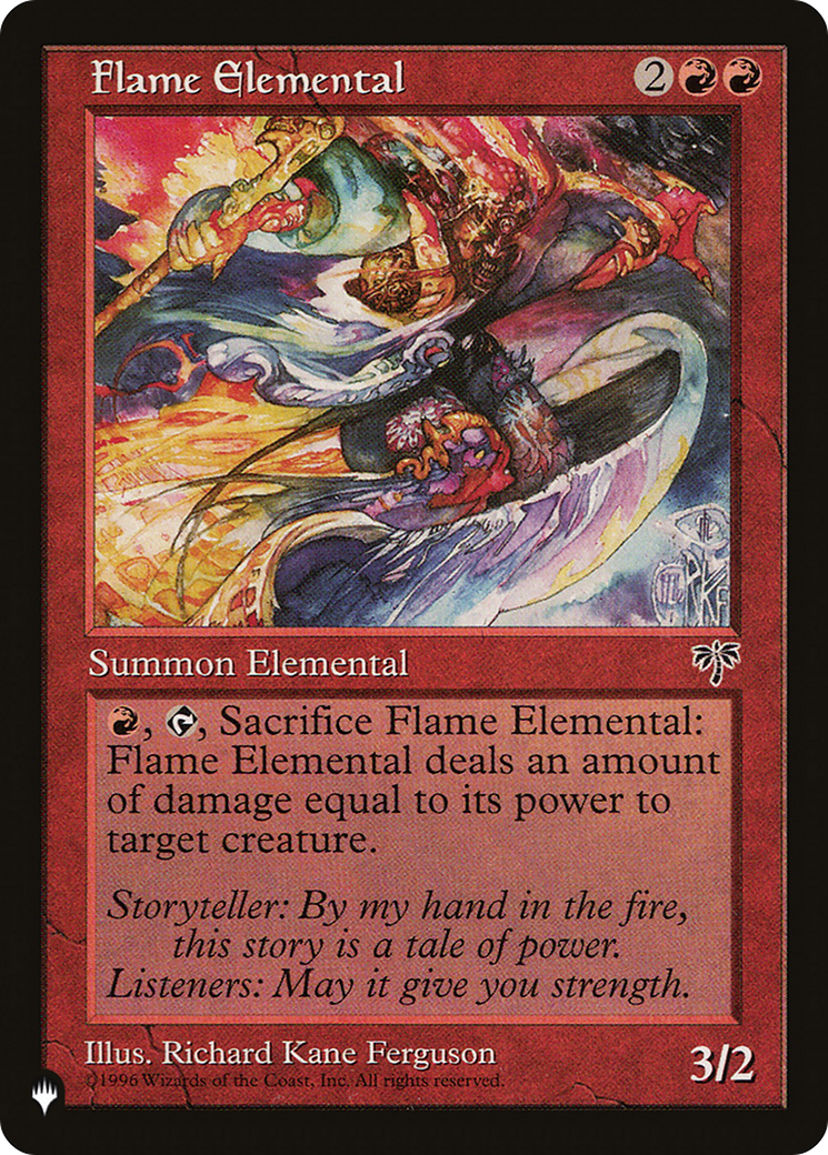 Flame Elemental [The List] | Galactic Gamez