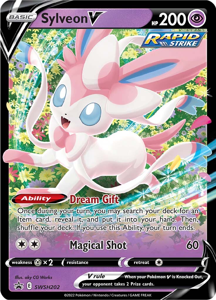 Sylveon V (SWSH202) [Sword & Shield: Black Star Promos] | Galactic Gamez