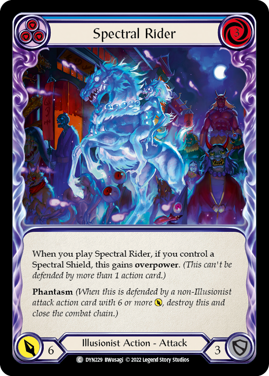 Spectral Rider (Blue) [DYN229] (Dynasty) | Galactic Gamez