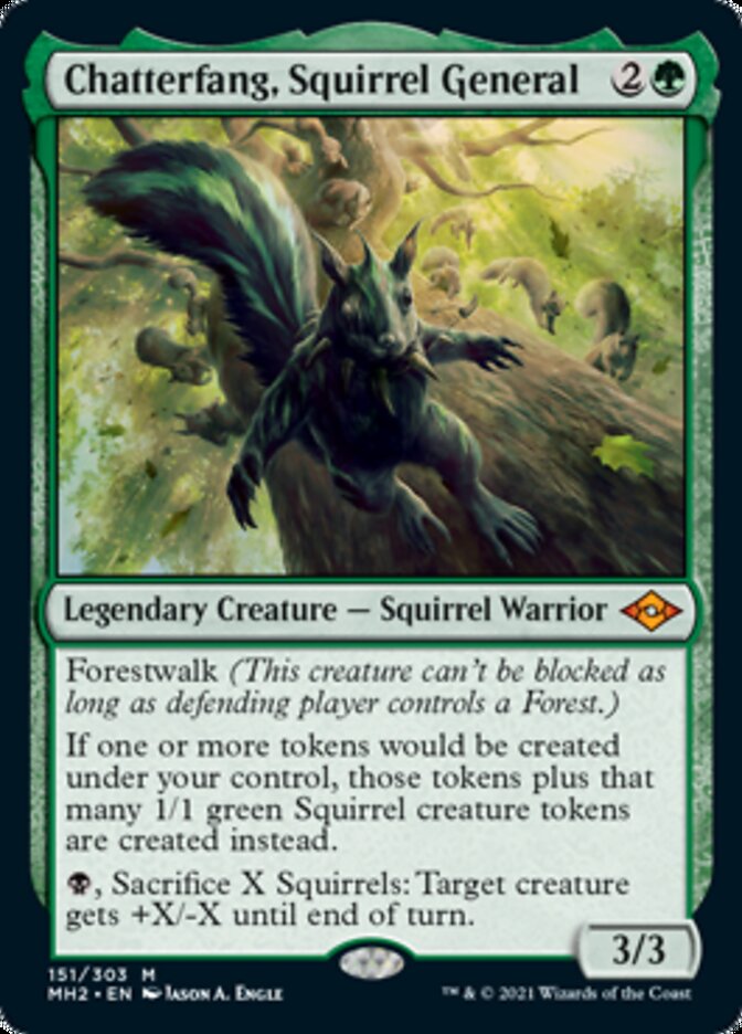 Chatterfang, Squirrel General [Modern Horizons 2] | Galactic Gamez