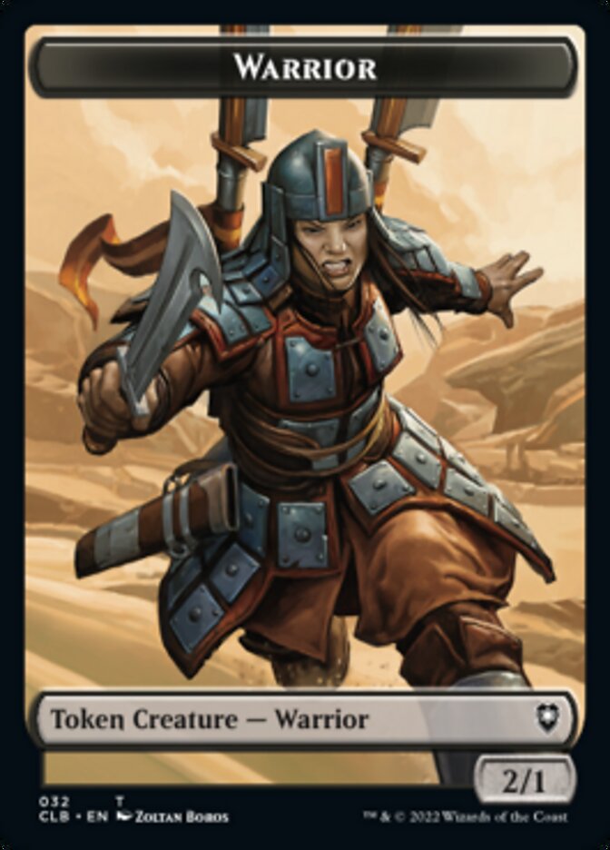Warrior // Inkling Double-Sided Token [Commander Legends: Battle for Baldur's Gate Tokens] | Galactic Gamez
