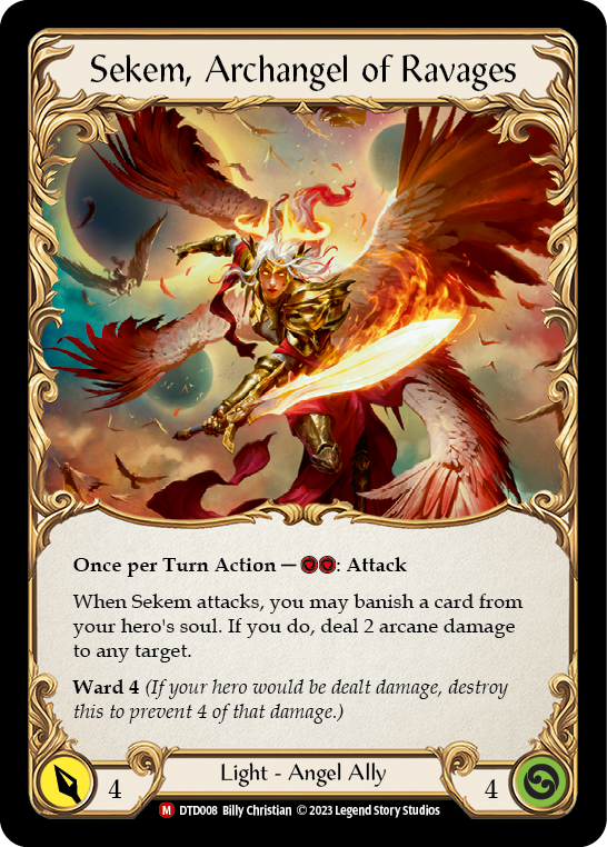 Figment of Ravages // Sekem, Archangel of Ravages [DTD008] (Dusk Till Dawn) | Galactic Gamez