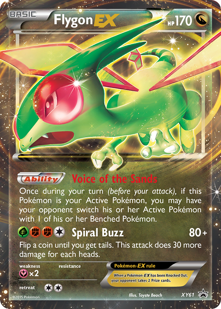 Flygon EX (XY61) [XY: Black Star Promos] | Galactic Gamez