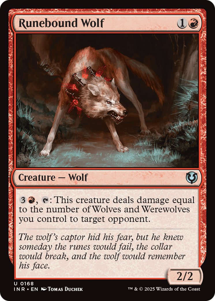 Runebound Wolf [Innistrad Remastered] | Galactic Gamez