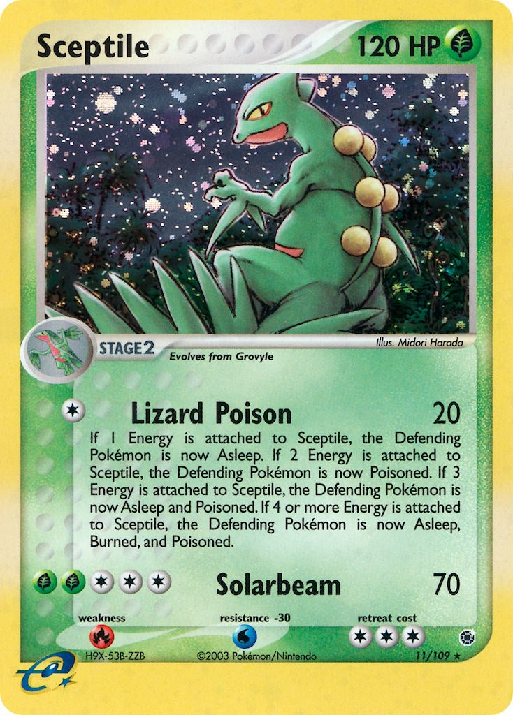Sceptile (11/109) [EX: Ruby & Sapphire] | Galactic Gamez