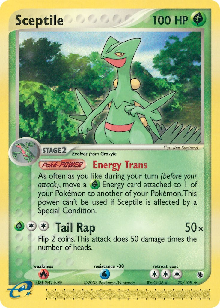Sceptile (20/109) [EX: Ruby & Sapphire] | Galactic Gamez