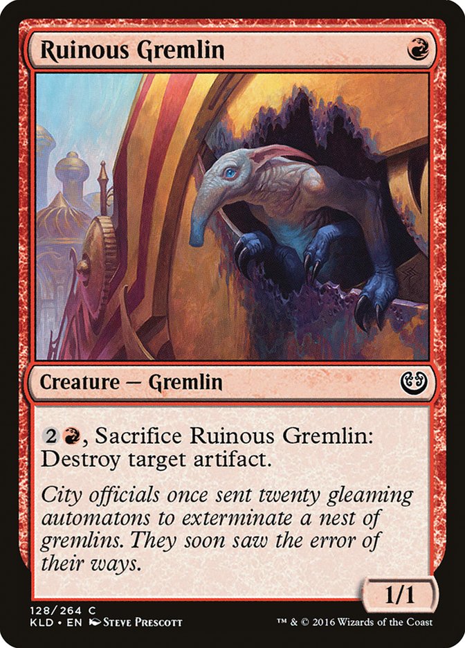 Ruinous Gremlin [Kaladesh] | Galactic Gamez