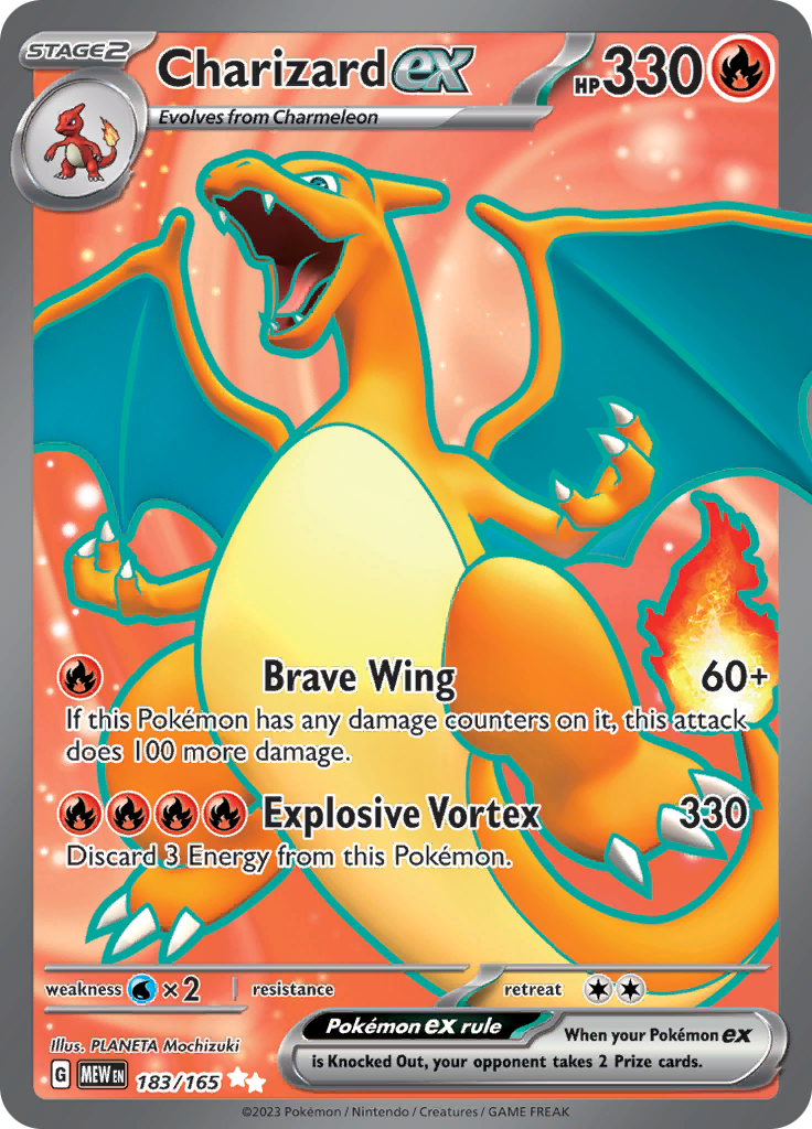 Charizard ex (183/165) [Scarlet & Violet 151] | Galactic Gamez