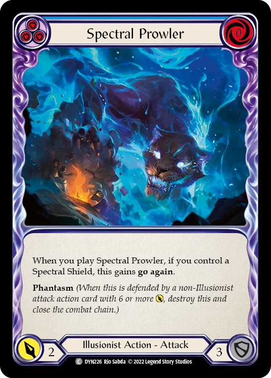 Spectral Prowler (Blue) [DYN226] (Dynasty) | Galactic Gamez