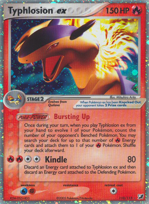 Typhlosion ex (110/115) [EX: Unseen Forces] | Galactic Gamez