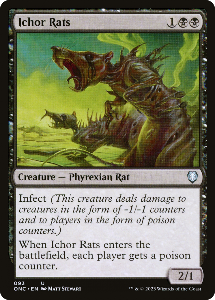 Ichor Rats [Phyrexia: All Will Be One Commander] | Galactic Gamez