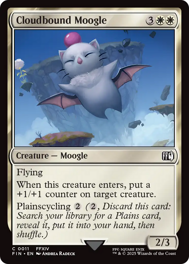 Cloudbound Moogle [FINAL FANTASY] | Galactic Gamez