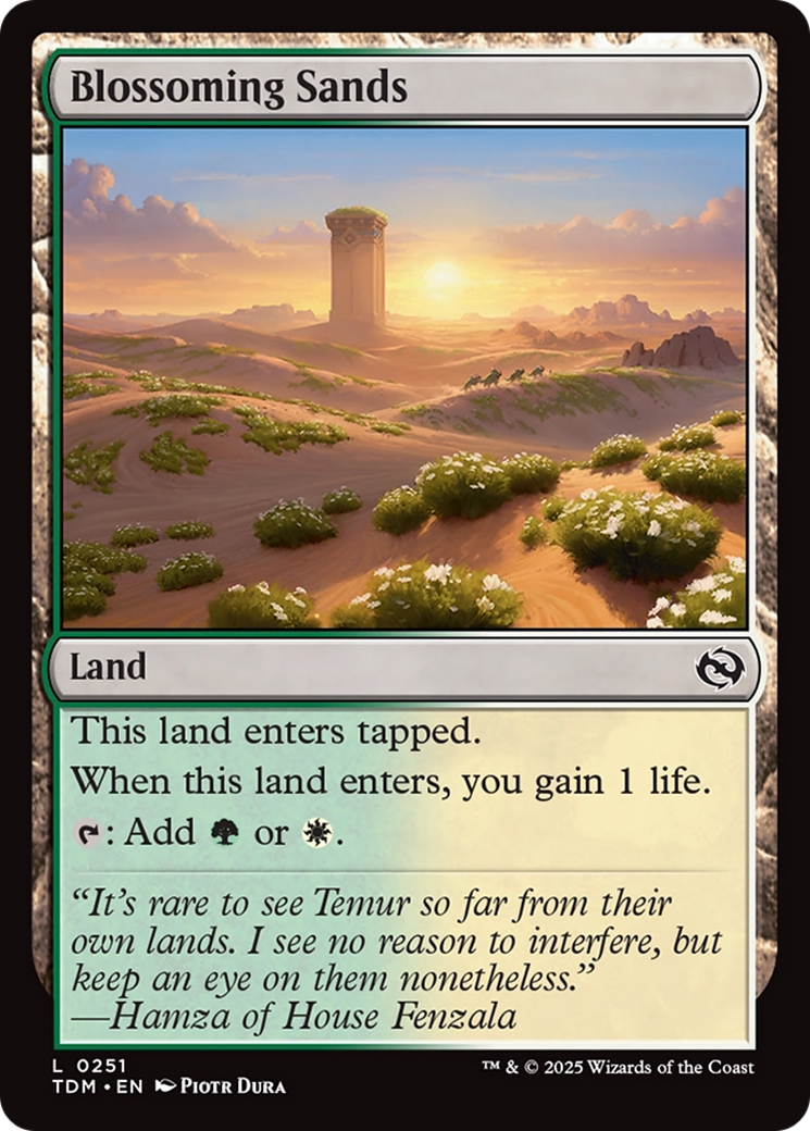 Blossoming Sands [Tarkir: Dragonstorm] | Galactic Gamez