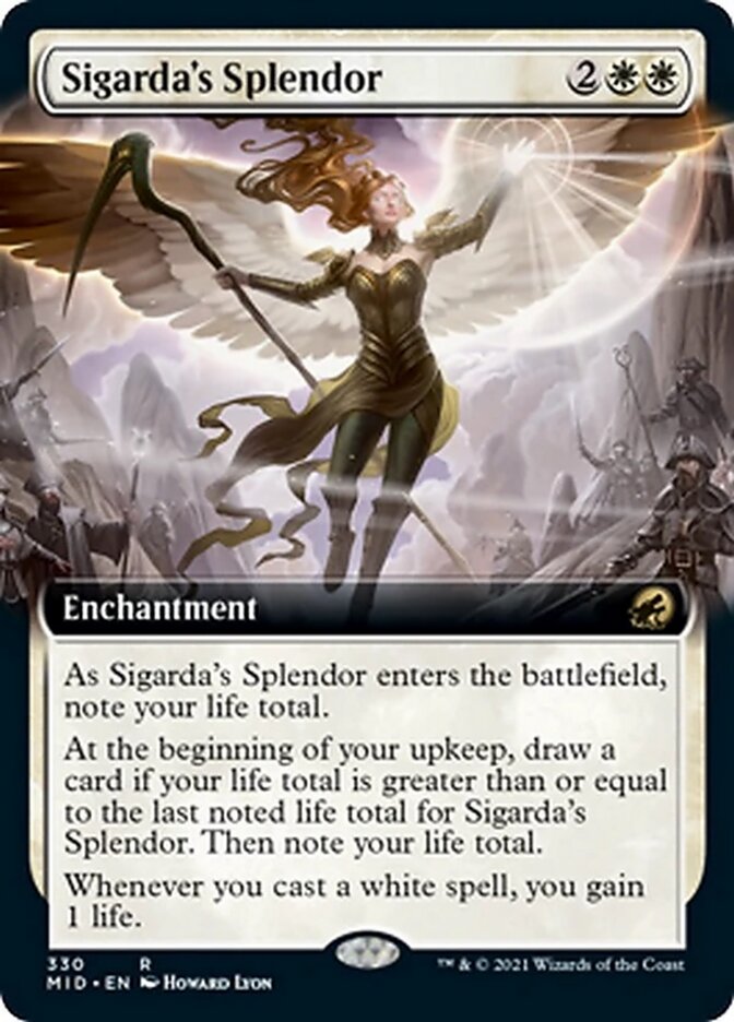 Sigarda's Splendor (Extended Art) [Innistrad: Midnight Hunt] | Galactic Gamez