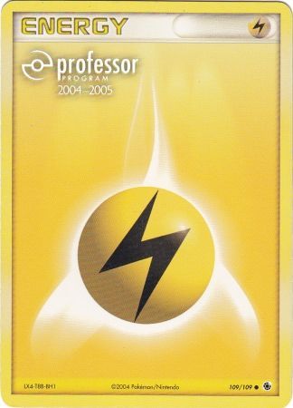 Lightning Energy (109/109) (2004 2005) [Professor Program Promos] | Galactic Gamez