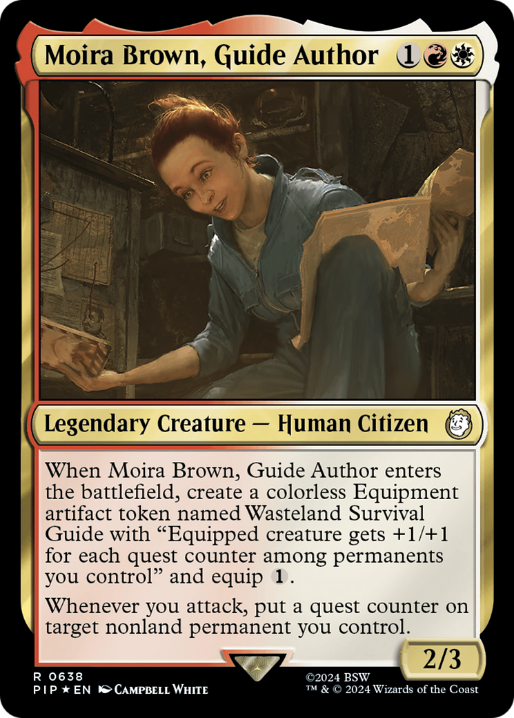 Moira Brown, Guide Author (Surge Foil) [Fallout] | Galactic Gamez