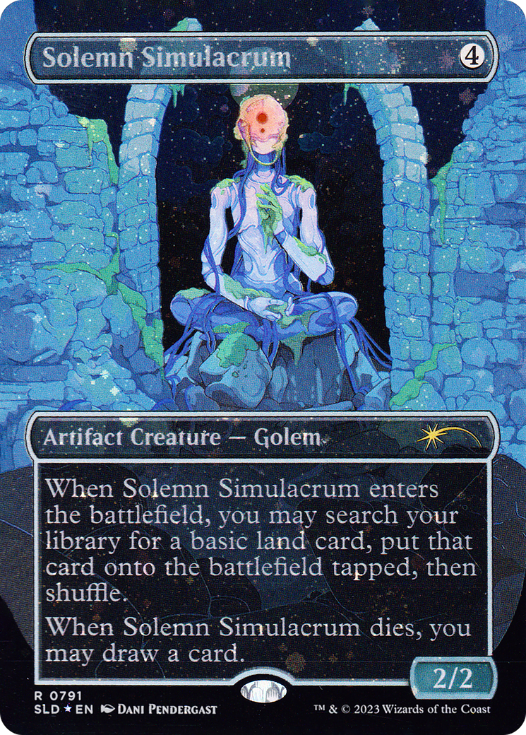 Solemn Simulacrum (1725) (Rainbow Foil) [Secret Lair Drop Series] | Galactic Gamez