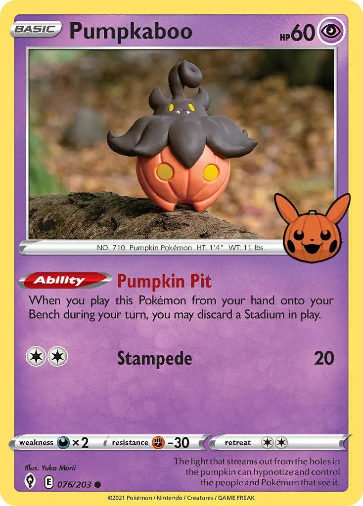 Pumpkaboo (076/203) [Trick or Trade] | Galactic Gamez